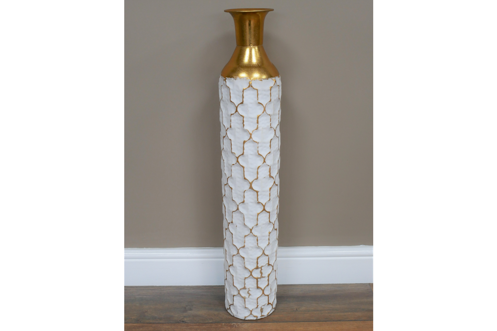 White & Gold Vase