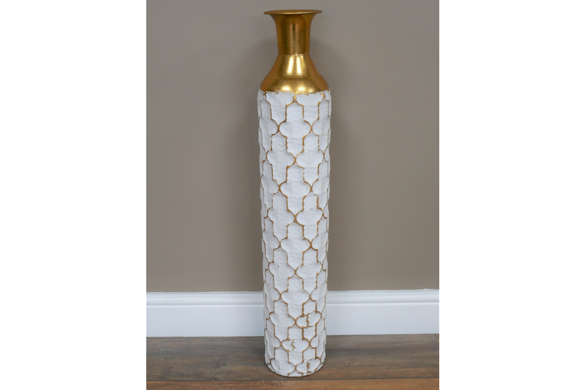 White & Gold Vase