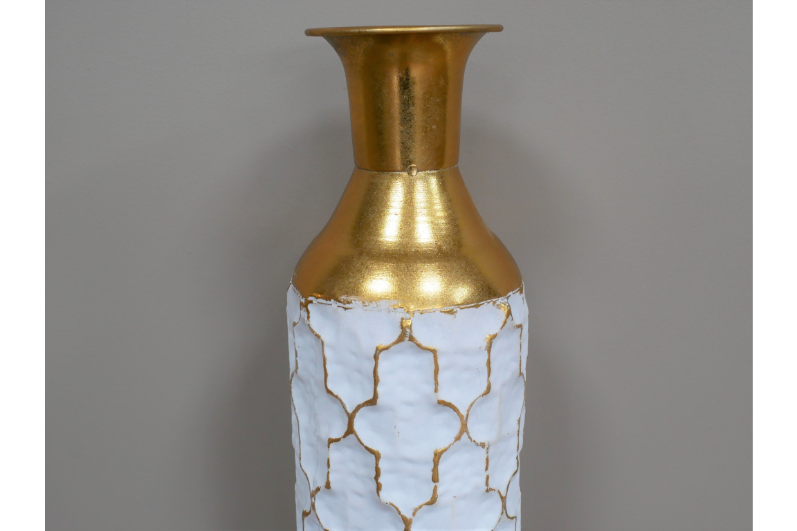White & Gold Vase