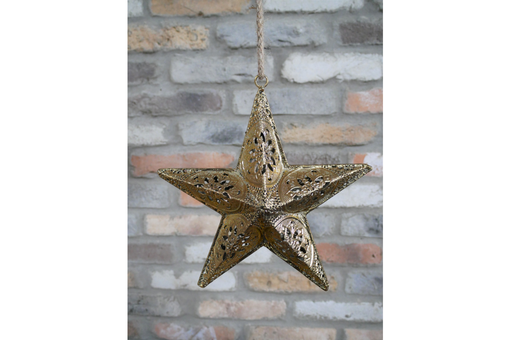 Gold Hanging Star