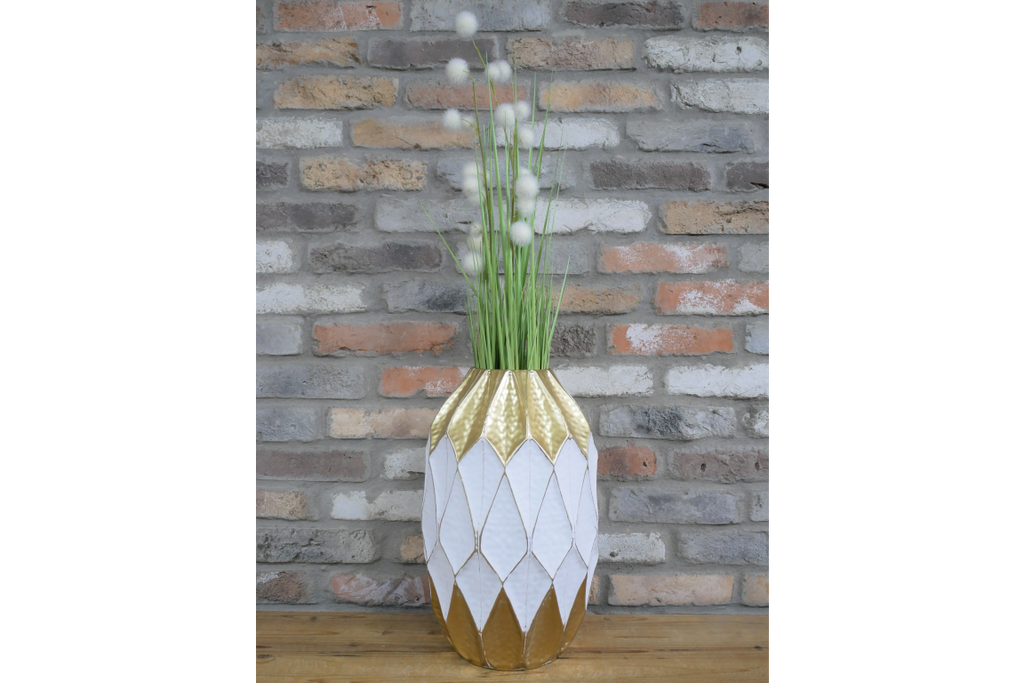White & Gold Vase