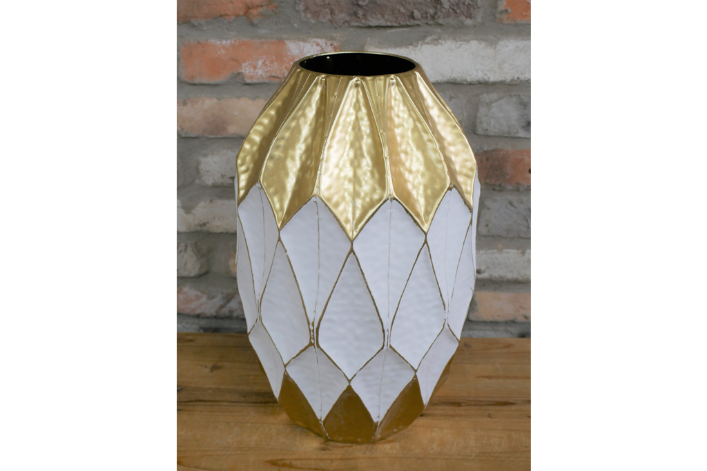 White & Gold Vase