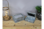 Set Of 2 Mirrored Boxes