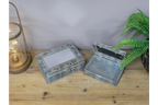 Set Of 2 Mirrored Boxes