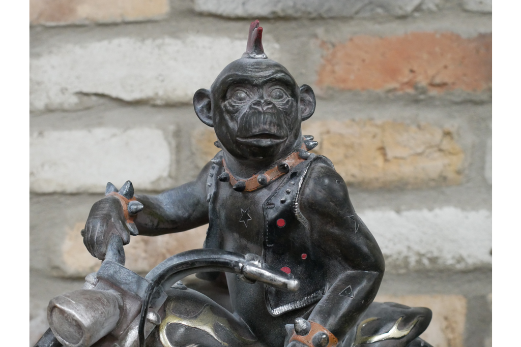 Monkey On Motorbike