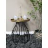 Black & Gold Side Table