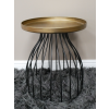 Black & Gold Side Table