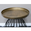 Black & Gold Side Table