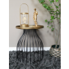 Black & Gold Side Table