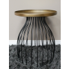 Black & Gold Side Table
