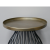 Black & Gold Side Table