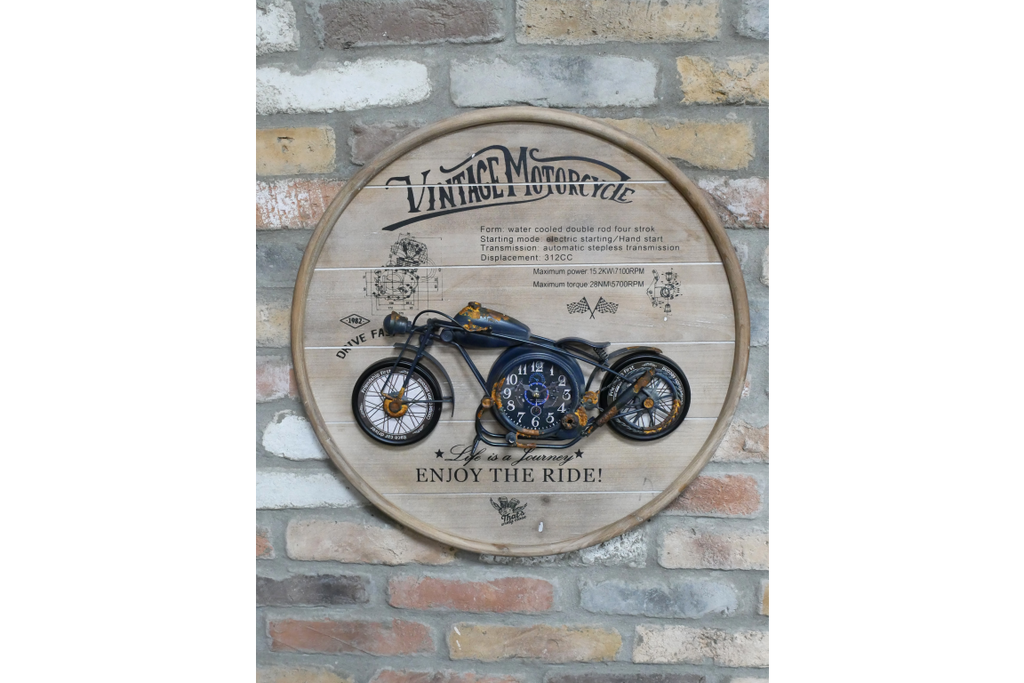 Motorbike Clock
