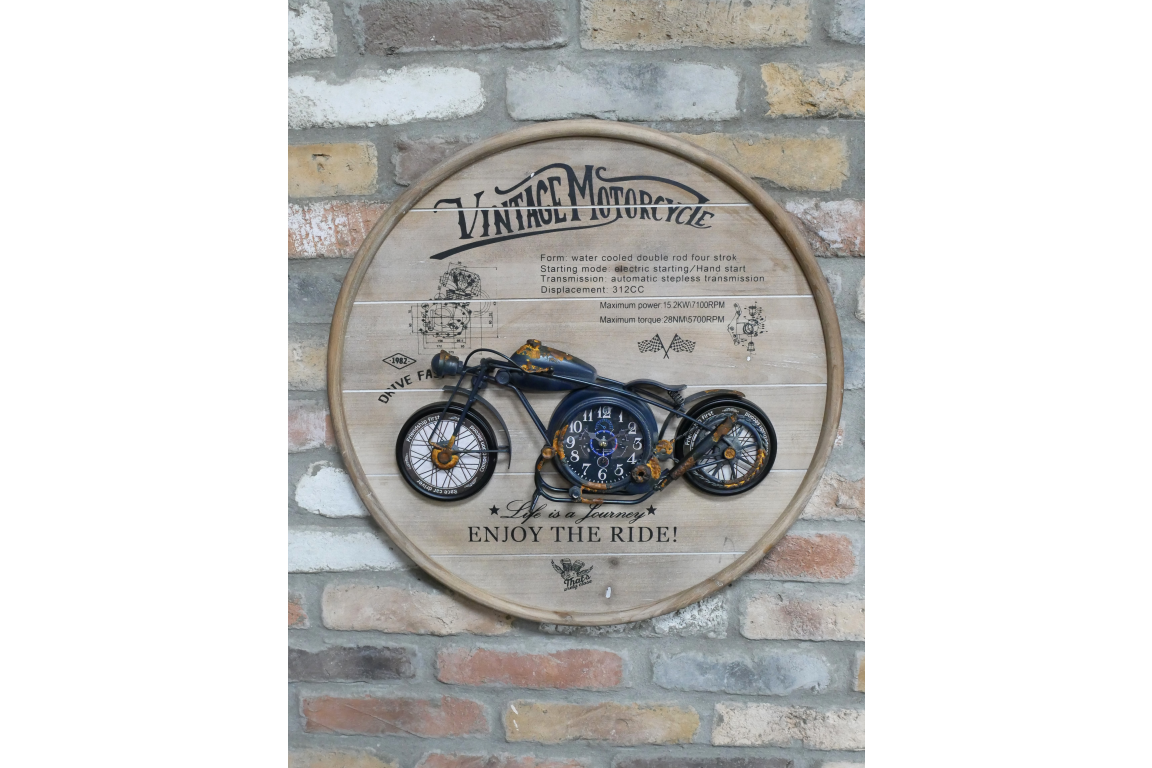 Motorbike Clock