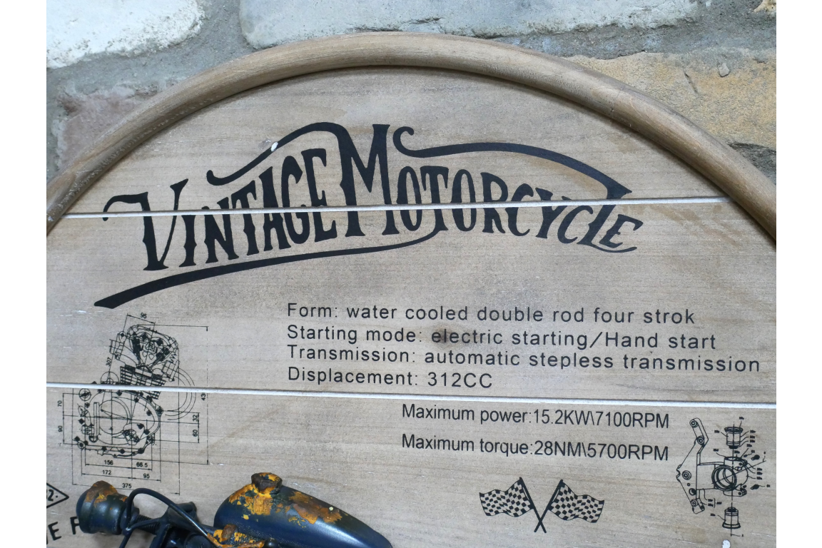 Motorbike Clock
