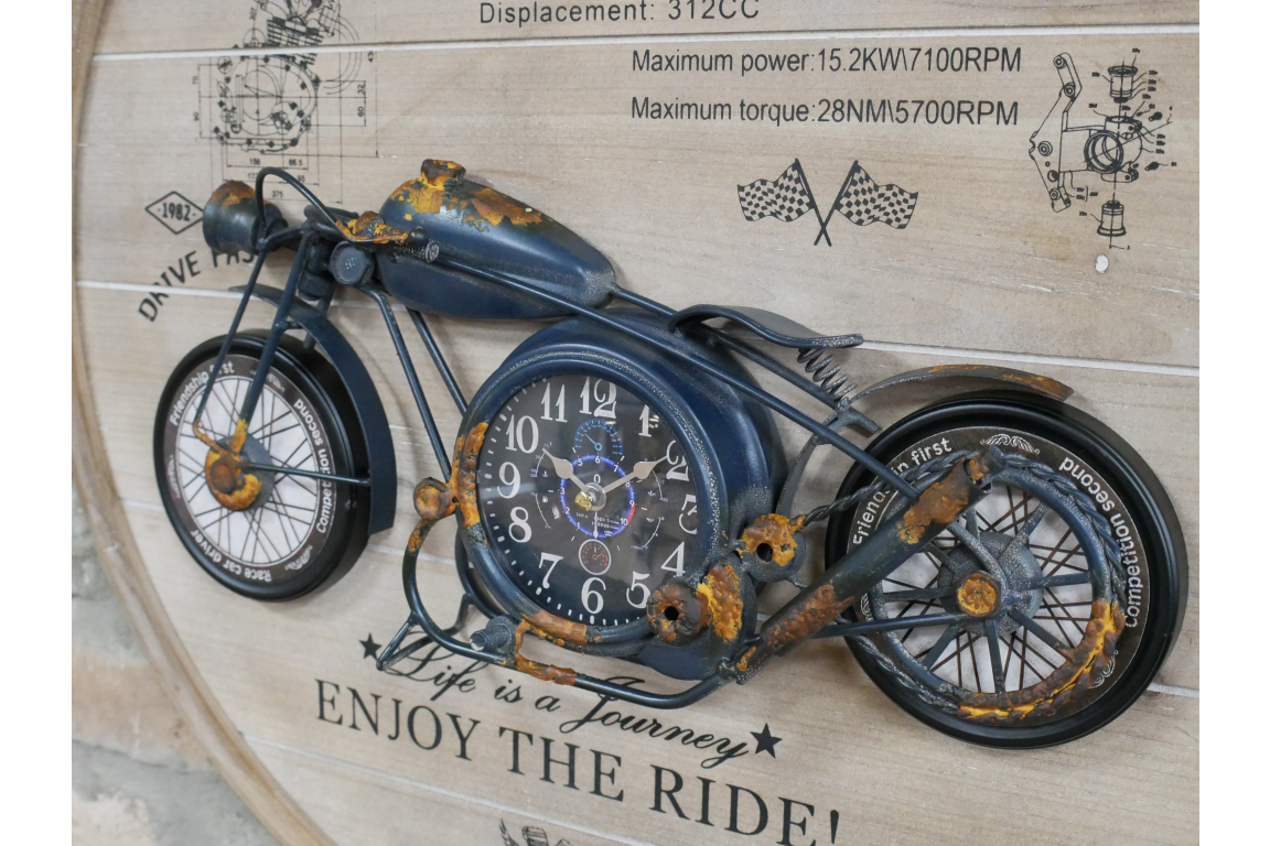 Motorbike Clock