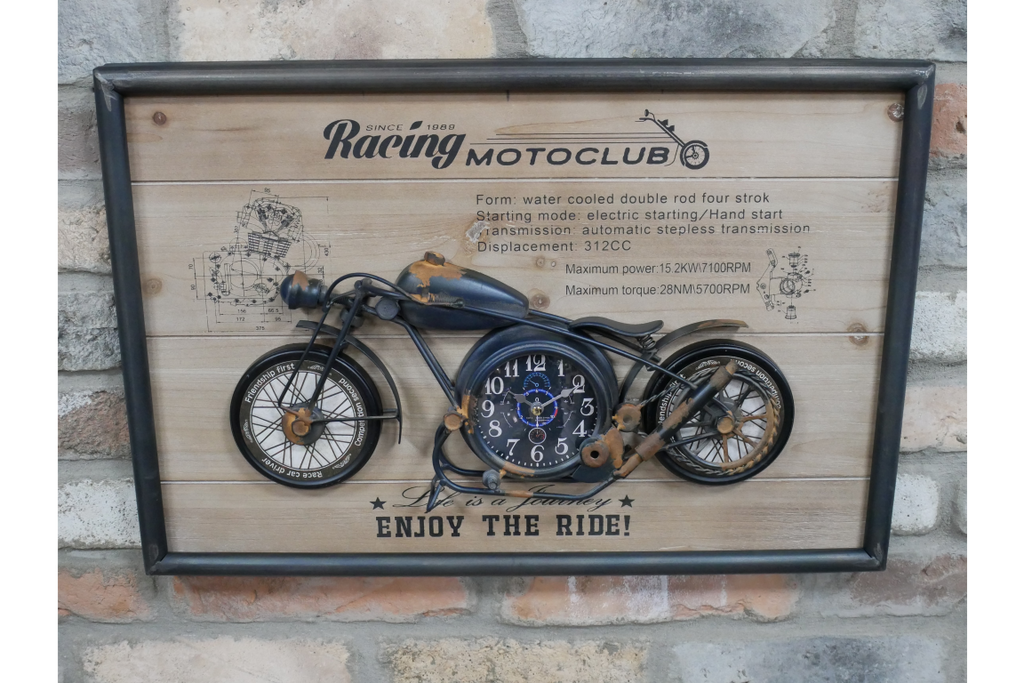 Motorbike Clock