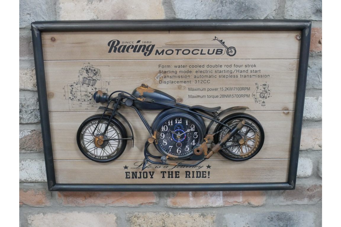Motorbike Clock
