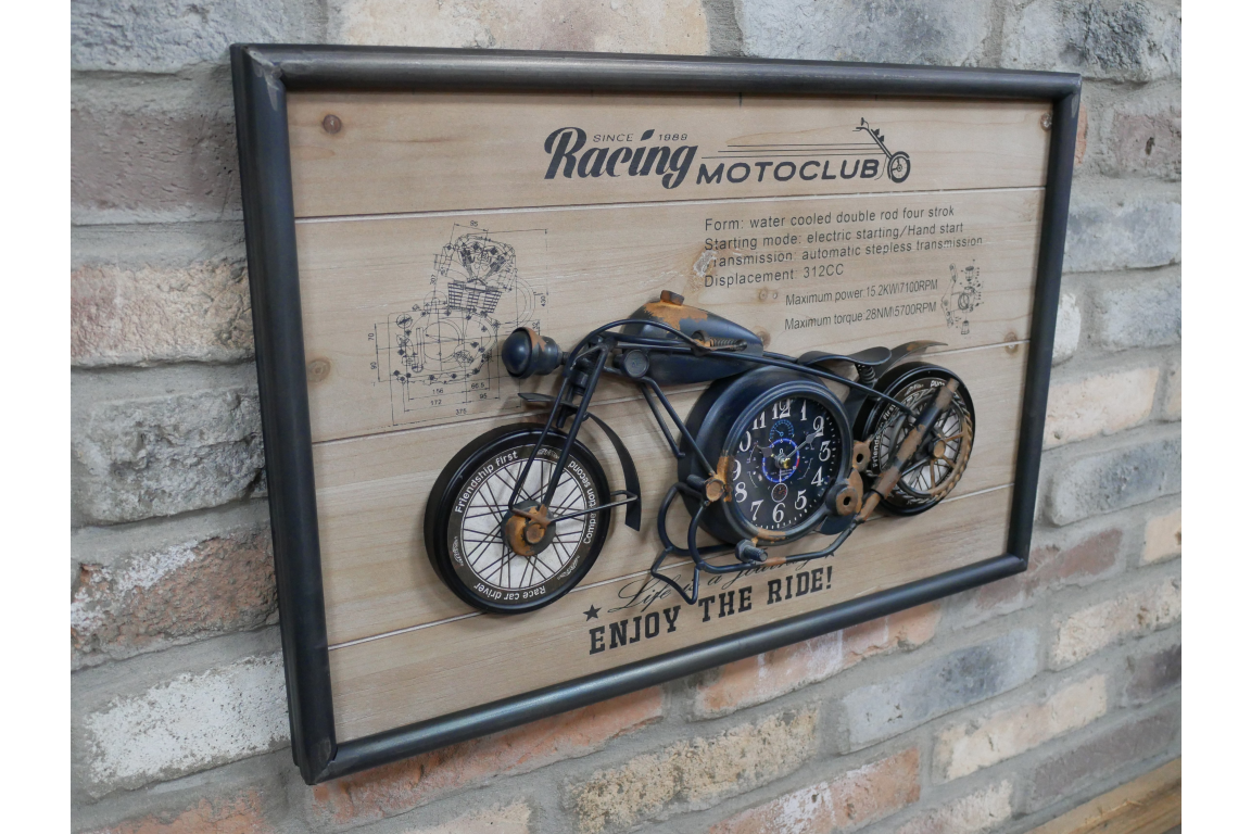 Motorbike Clock