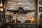 Aeroplane Clock