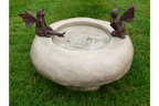 Bird Bath With Fairies