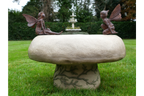 Bird Bath With Fairies