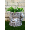 Log Planter