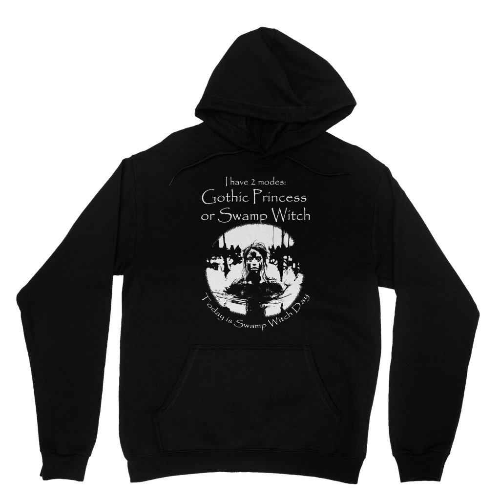 Swamp Witch Classic Hoodie Deep Black