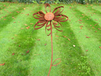 Rusty Flower Stake