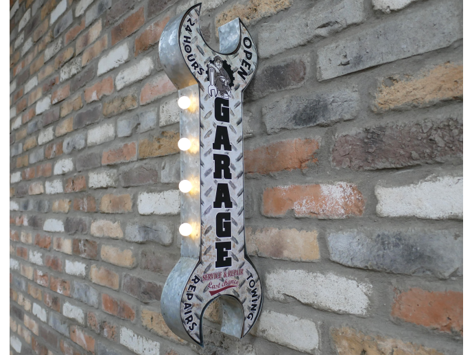 Garage Light Up Sign