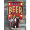Cold Beer Light Up Sign