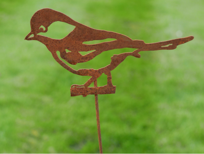 Rusty Bird Stake