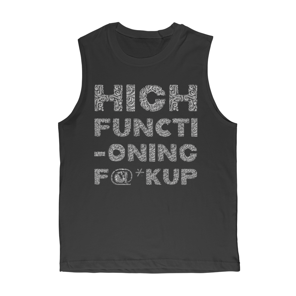 High Functioning Classic Muscle Top Black Unisex