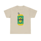Rad Dad Beer Can Printed T-Shirt 100% Cotton Novelty Dad Tee Birthday Father's Day Gift Sand