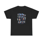 Grim Reaper Collage Printed T-Shirt 100% Cotton Novelty Scary Halloween Death Tee Black
