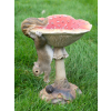 Squirrel On A Mushroom
