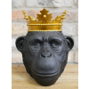 Gorilla Head With Crown