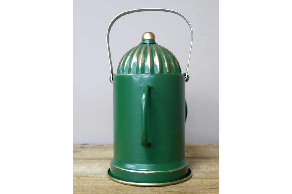 Green Railway Lamp Clock