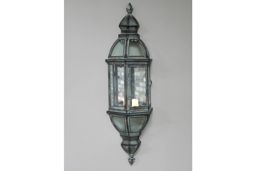 Wall Lantern with Mirror