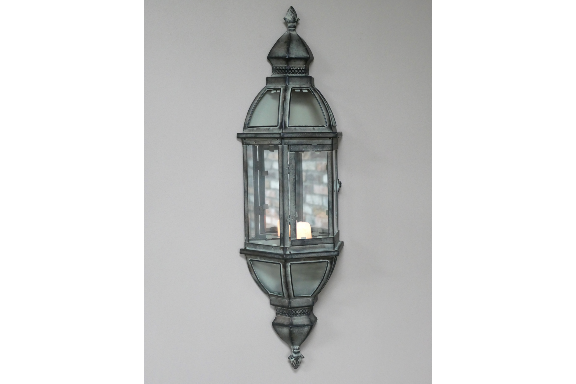 Wall Lantern with Mirror