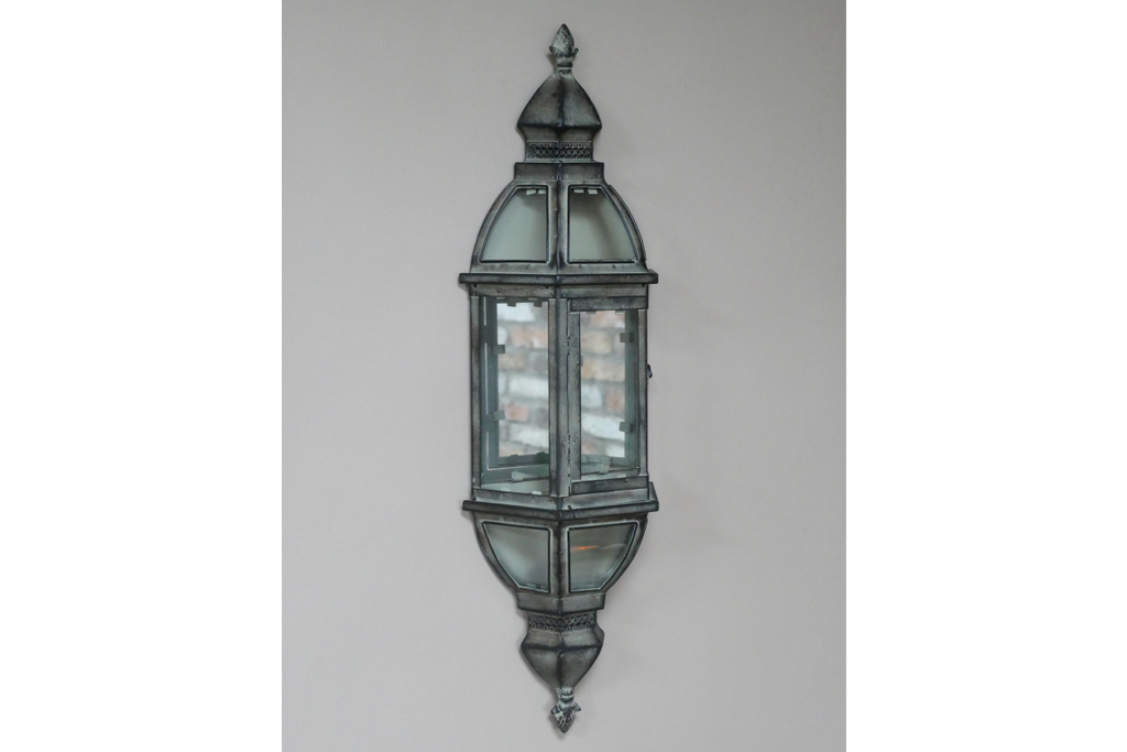 Wall Lantern with Mirror