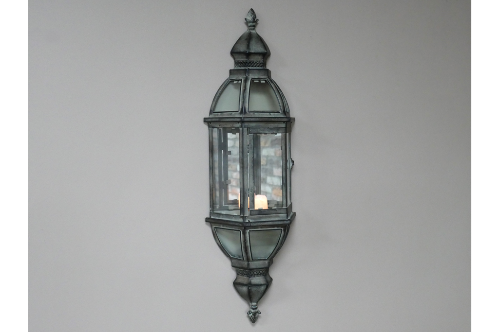 Wall Lantern with Mirror