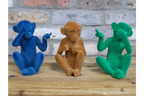 Set Of 3 Who Farted Monkeys?