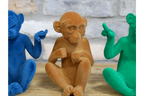 Set Of 3 Who Farted Monkeys?