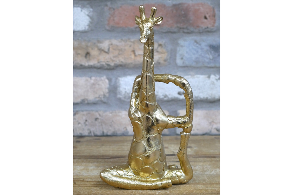 Set Of 3 Yoga Giraffes