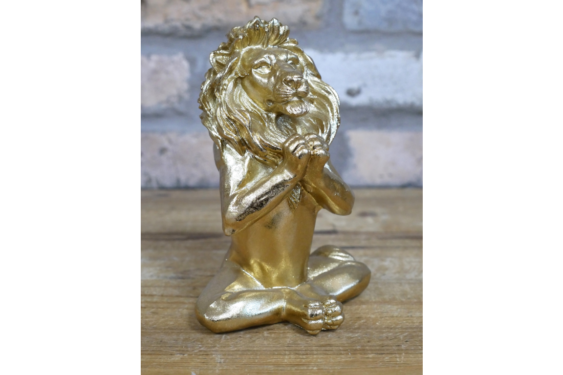 Set Of 3 Yoga Lions