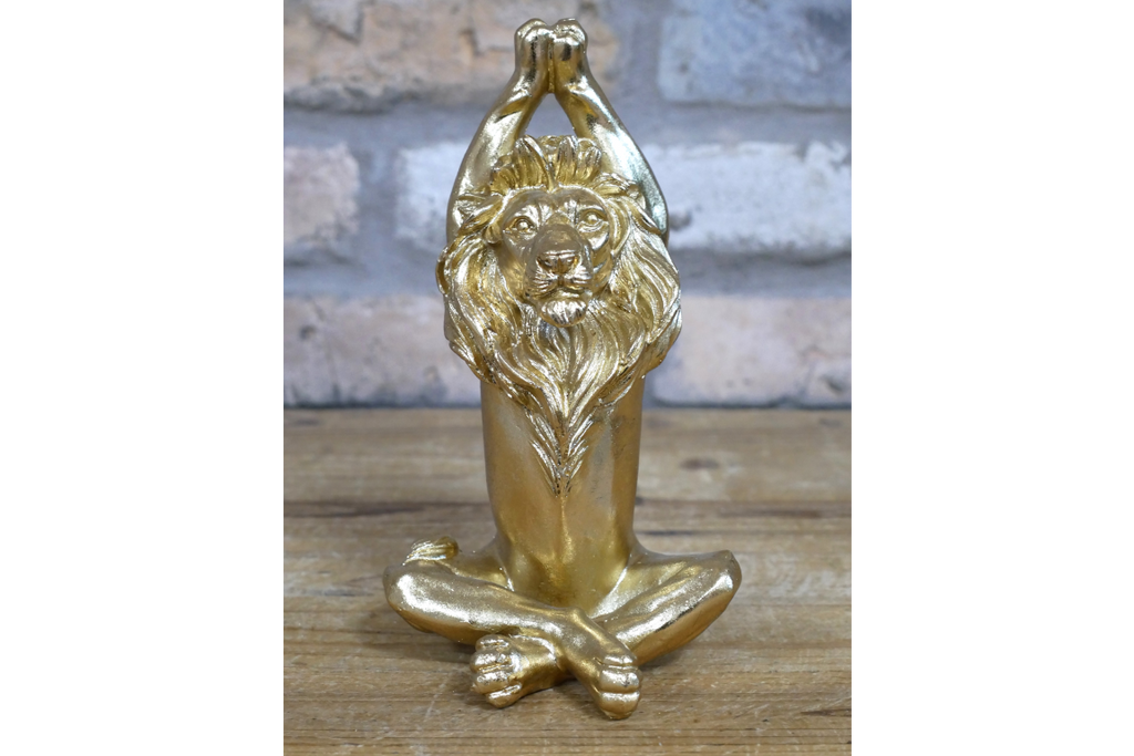 Set Of 3 Yoga Lions