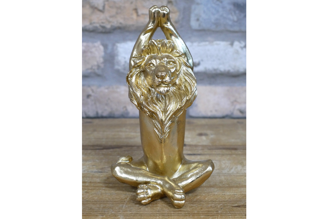 Set Of 3 Yoga Lions