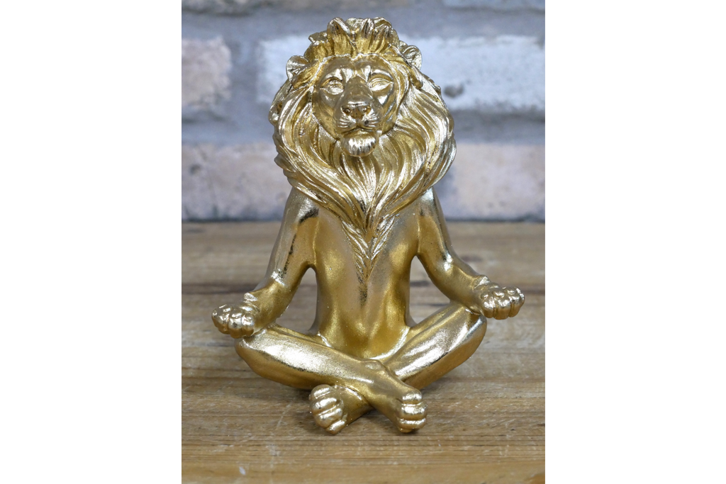 Set Of 3 Yoga Lions