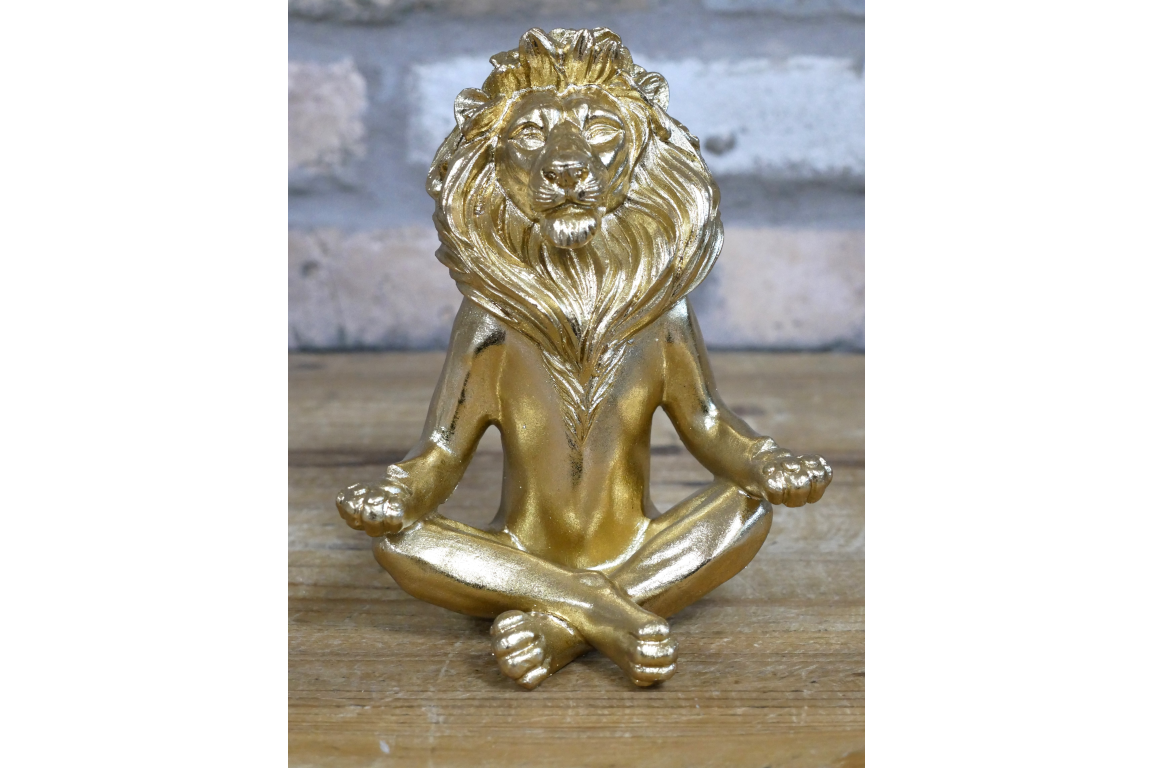 Set Of 3 Yoga Lions