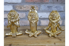 Set Of 3 Yoga Lions